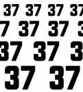 Sport Numbers Font